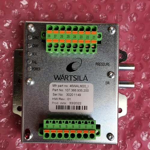 议价WARTSILA瓦锡兰主机ALM-20气缸注油控制模块4可维修