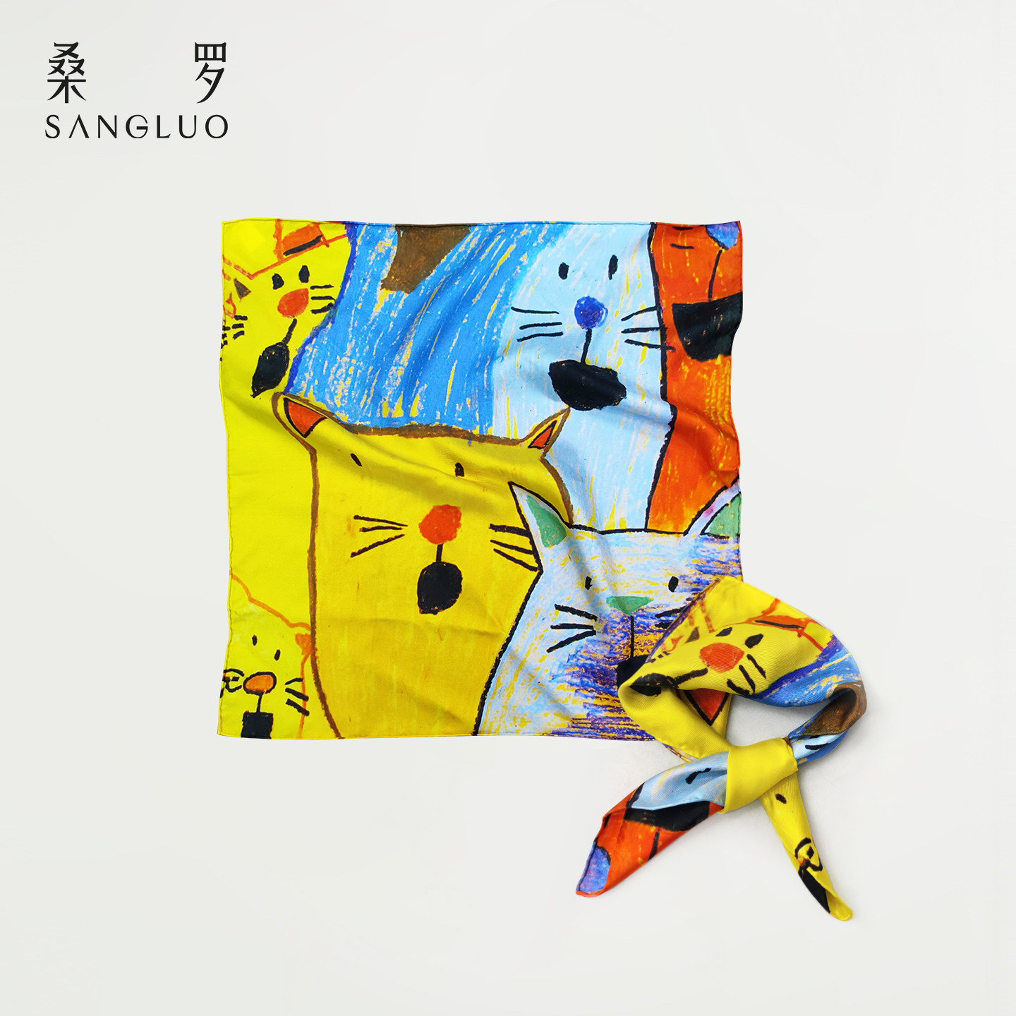 让爱传递』桑罗真丝丝巾盲盒公益系列一起帮助更多的“星星宝贝”