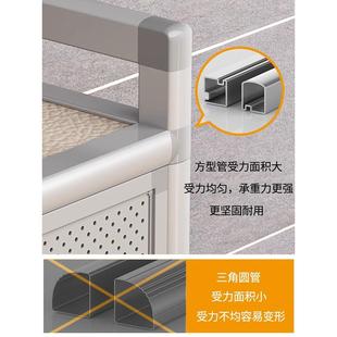碗柜家用厨房置物架多层储物架落地多功能碗碟收纳架餐边收纳橱柜