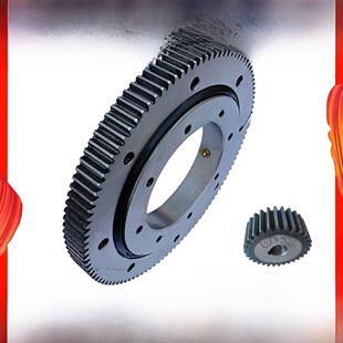 外齿回转支承轴承转盘抓木器起重机360度旋转回转支撑转盘