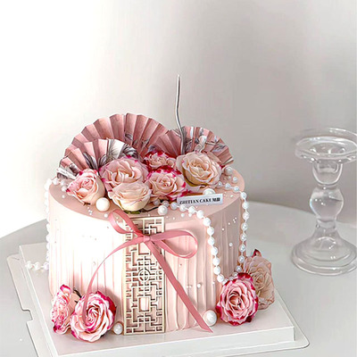 母亲节妈妈中式蛋糕款式烘焙装饰