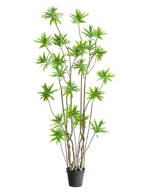 百合竹仿真绿植大型假花植物摆件