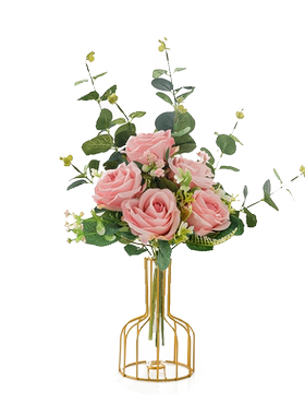 牡丹仿真花室内塑料花假花摆设花