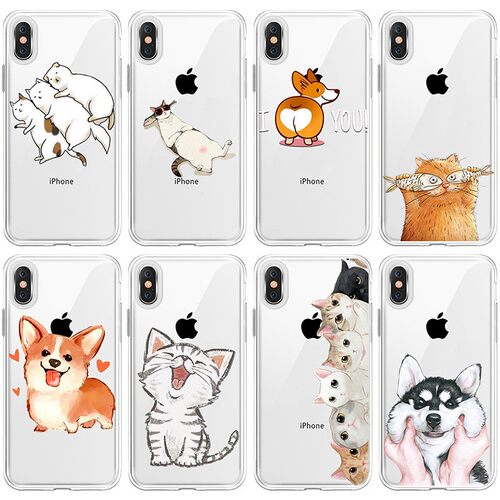 适用iphone13二哈柴犬柯基手机壳cutedog Owl  Animal phone Case