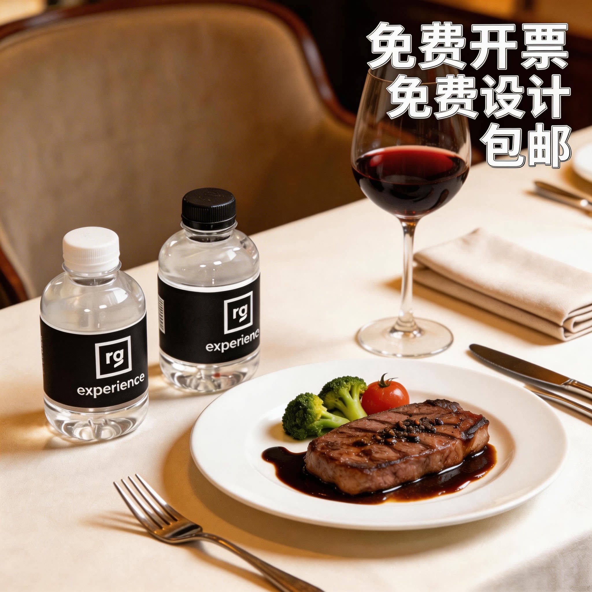 水厂矿泉水定制logo小瓶装加工饮用纯净水婚礼企业展会4S店定制水