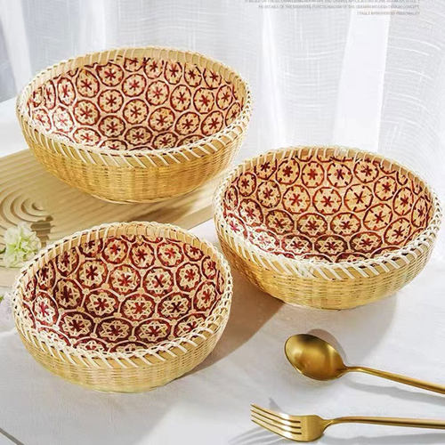 越南纯手工水果篮天然健康复古