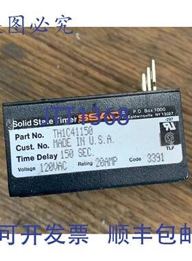 供应SSAC TH1C41150 固态定时器 20A 120VAC 延时 150 秒