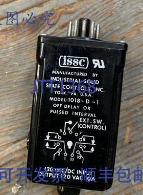 供应ISSC 工业固态控制 1018-D-1 定时器延时继电器 120VAC