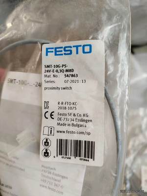 FESTO费斯托磁性开关547863 SMT-10G-PS-元器件