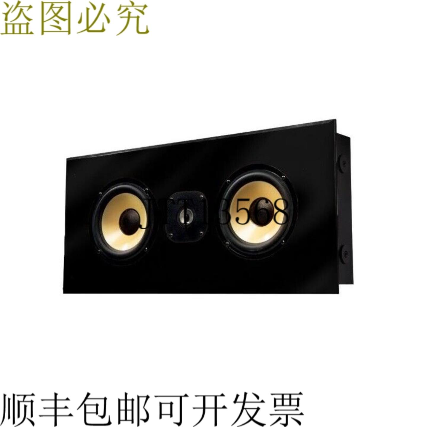 供应C2IW-BG 中置声道入墙式扬声器 黑色亮面 黑色