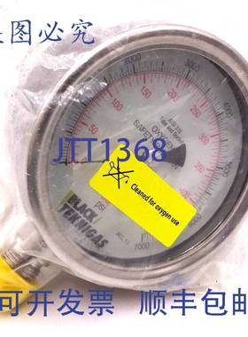 原装 供应压力表 AISI-316 Teknigas 7000psi