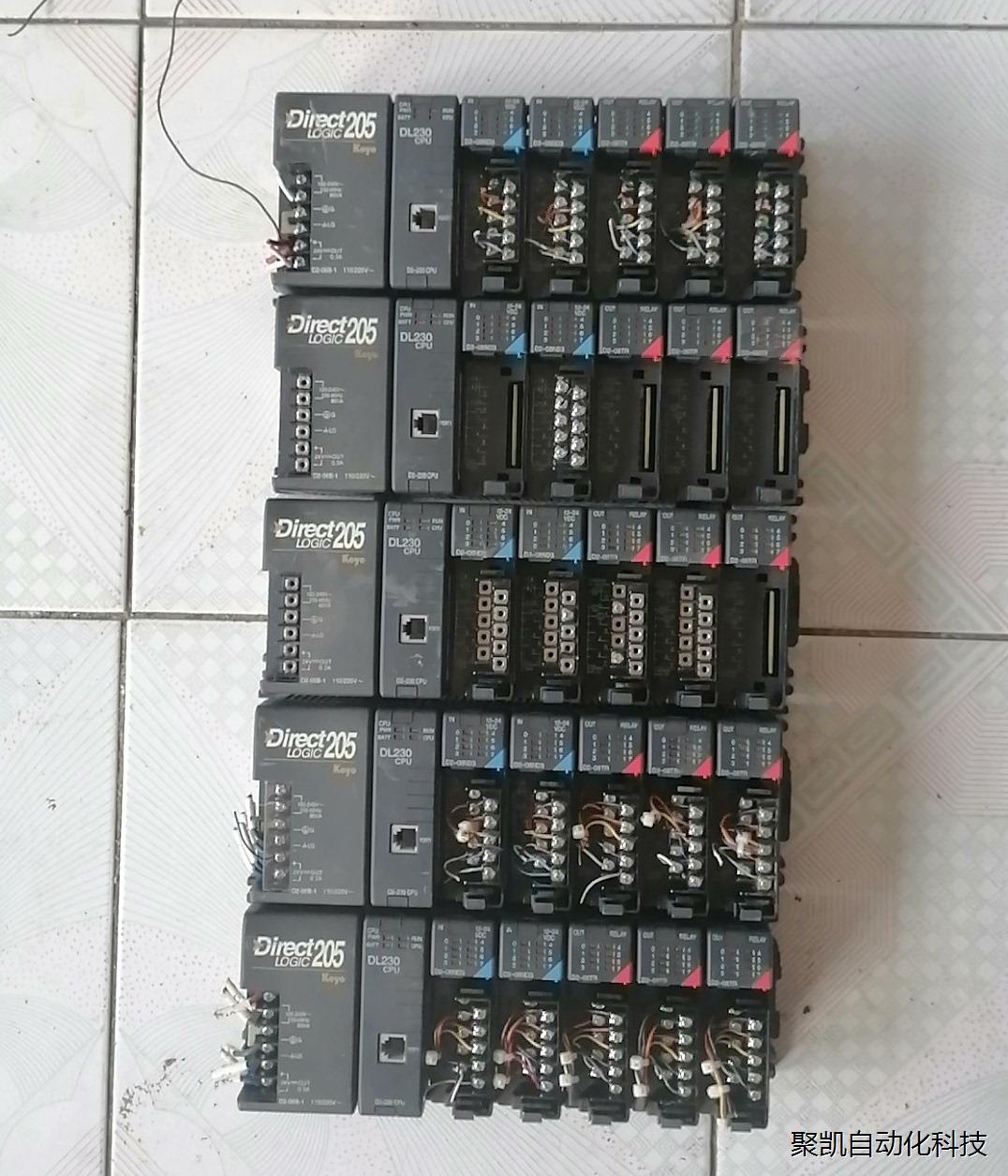 拆机KOYO PLC11套 每套含DL230CPU，D2-0元器件 电子元器件市场 其它元器件 原图主图