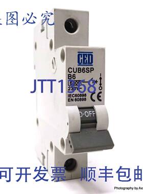 原装 供应1P 断路器 CUB6SP-B6 CED 6A B 型 CUB6SPB6