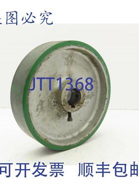 供应Trew12x3英寸Duralast绿色聚氨ESTERS铸铁轮1-1516英寸键控孔