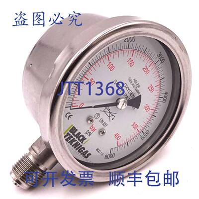 原装 供应压力表 AISI-316 Teknigas 7000psi 已安装