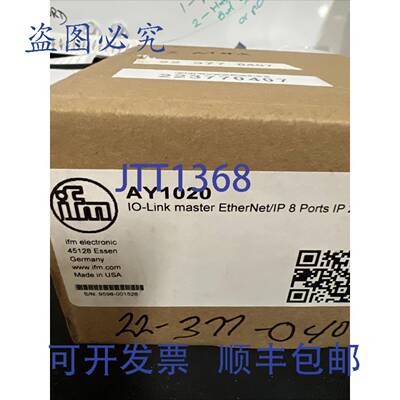 原装 供应IFM AY1020 IP Link 8端口。！