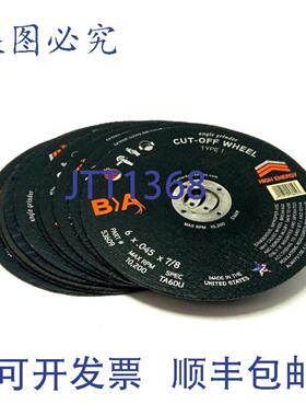 供应Bullard Abrasives 53609 切割轮 6 x 045 x 78 英寸 T