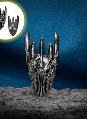 正版Cinereplicas魔戒周边指环王索伦头盔索隆徽章胸针磁性金属