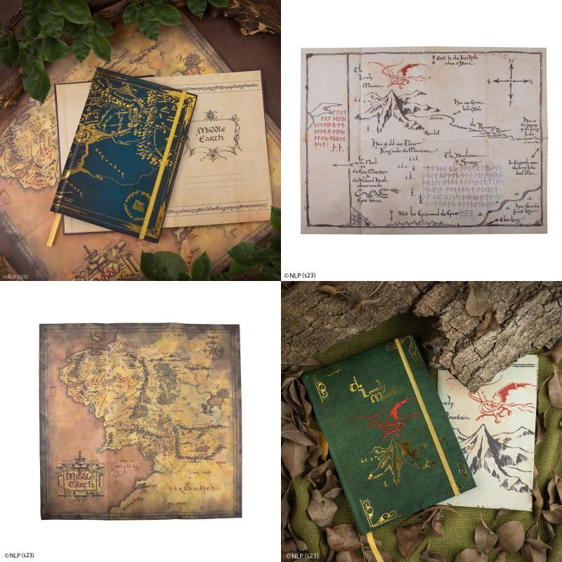 霍比特人指环王周边笔记本带地图