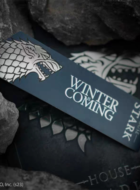 Cinereplicas正版权力的游戏周边坦格利安史塔克家族徽章金属书签