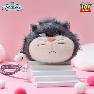 zoobies迪士尼路西法头型玩偶包史迪奇毛绒包斜挎包可爱Q萌女礼物