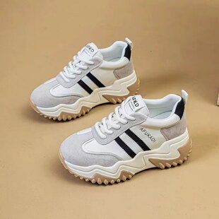 潮阿甘鞋2025年春夏季新款厚底增高运动休闲鞋爆款单鞋老爹鞋女款