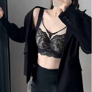 诱芭莎26新款CD薄全罩杯软钢圈上收下托塑型调整显瘦收副乳1528