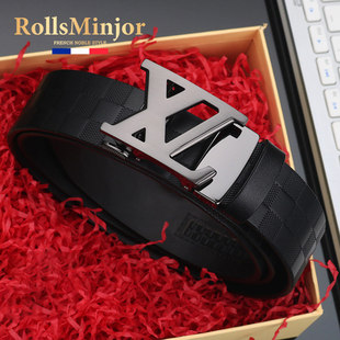 爱马男仕皮带真皮正品高档品牌自动扣男款裤带奢侈品头层牛皮腰带