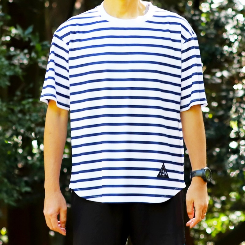 包税包邮 江户久得 STAMP RUN&CO 男女短袖T恤 户外跑步 日本代购