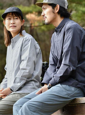 包税包邮 江户久得 milestone男女同款长袖衬衫露营登山骑行 代购