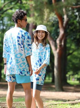 包税包邮 江户久得 JINGER 男女同款短袖T恤 户外跑步 日本代购