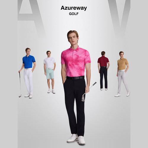 Azureway高尔夫冰感防晒速干T恤