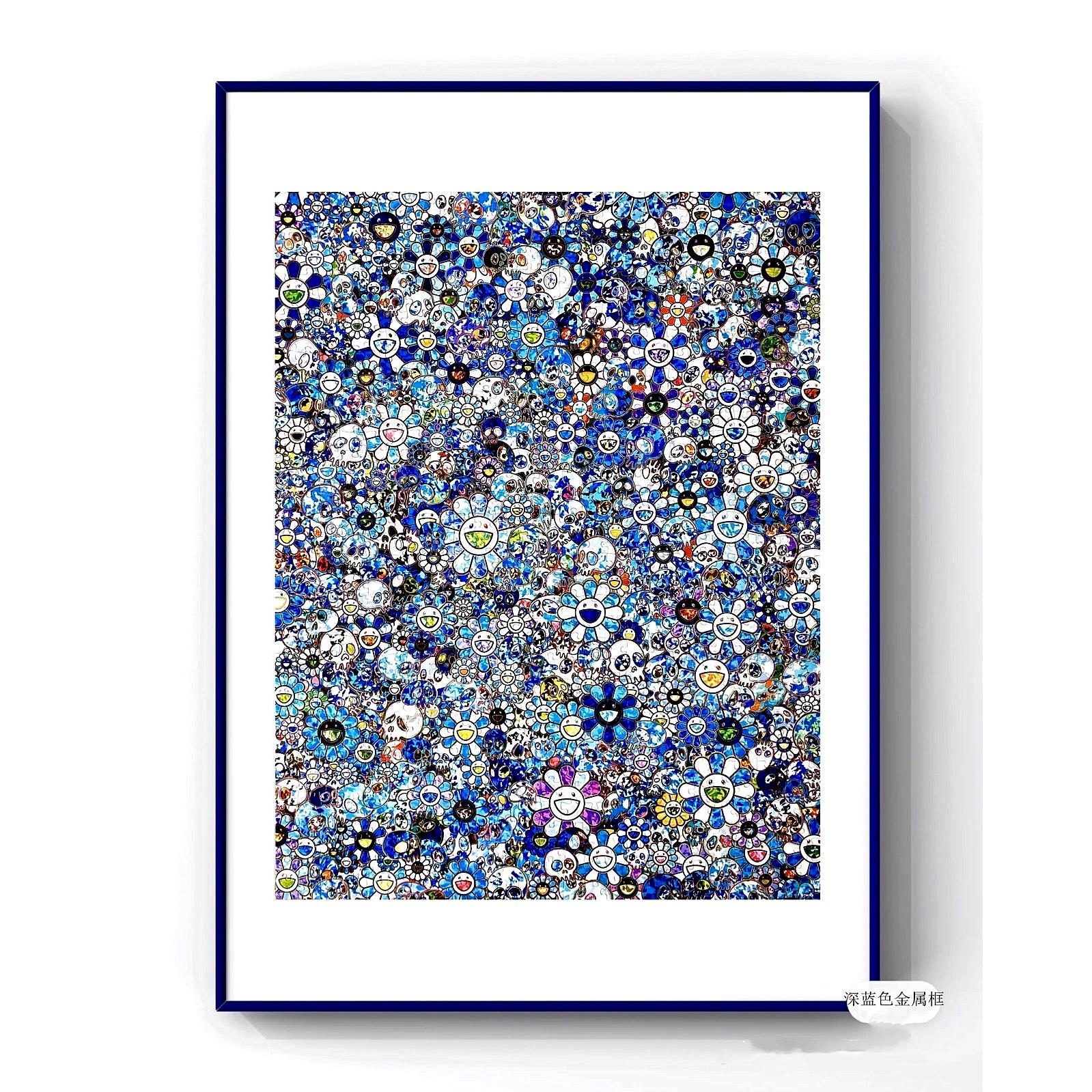 拼图1000片相框500片金属画 画框大3djp拼图框平图70×50x75裱框