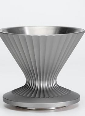 codale咖啡漏斗滤杯手冲家用商用过滤器具不锈钢套装耐热摩卡壶