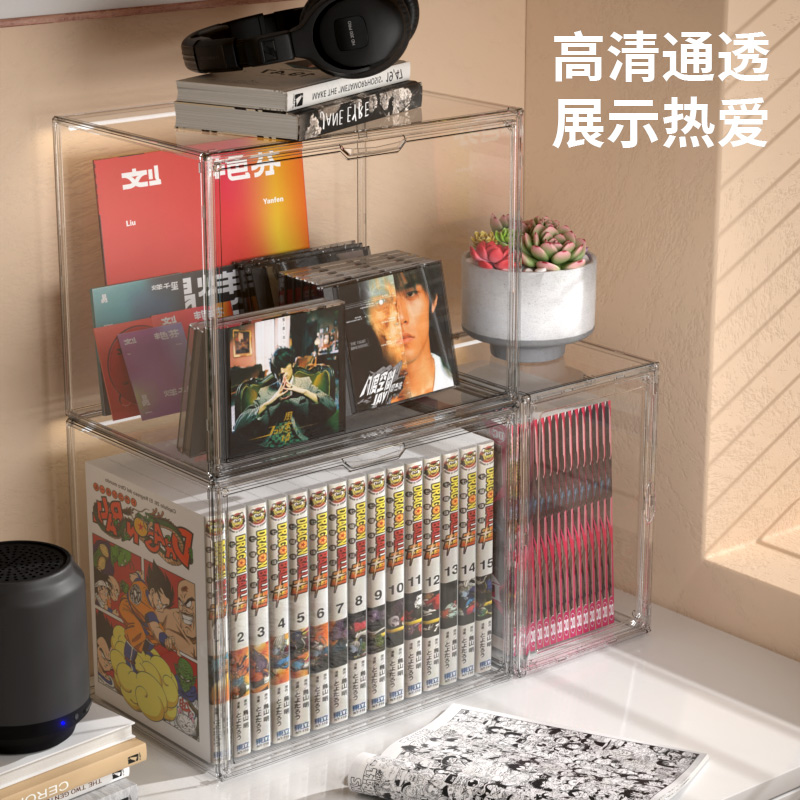 拉布布娃衣玩偶正品专辑展示架cd碟片架子光盘光碟存放收纳盒唱片