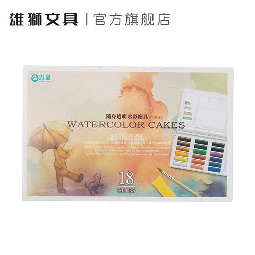 雄狮入门全套画画用品水彩颜料