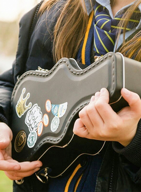 物舍×Suck uk吉他野餐盒郊游便当盒零食收纳盒学生便携饭盒复古