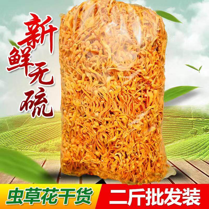 虫草花干货官方旗舰店正品500g商用青藏虫草花北虫草特山级野外生