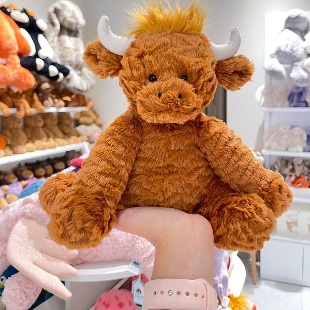 英国正版Jellycat波浪毛狐狸超柔软狮子猴子小狗大象毛绒玩具公仔
