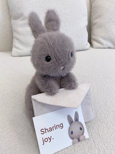 英国jELLYCAT2024新品信使兔子信封邦尼兔子柔软安抚毛绒玩具玩偶