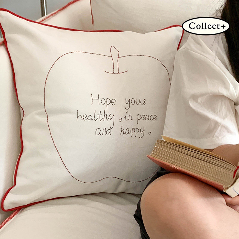 艺术收藏夹刺绣抱枕沙发靠背