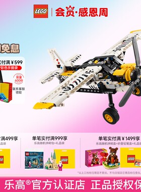 LEGO乐高机械组42198丛林飞机益智男孩拼搭积木儿童模型玩具
