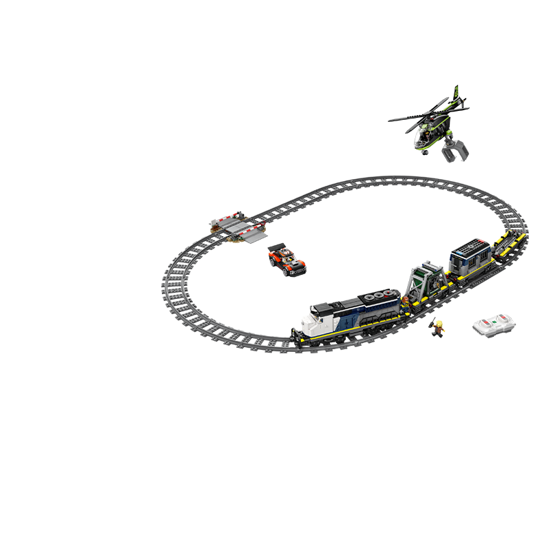 【3月新品】LEGO乐高60508警匪大追击列车益智拼搭积木儿童玩具