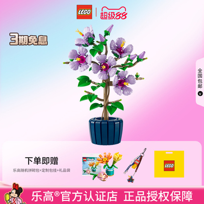 乐高10372芙蓉花束积木女孩礼物