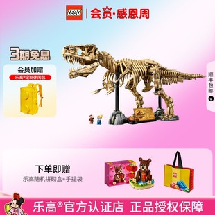 LEGO乐高76968恐龙化石霸王龙益智拼搭积木儿童模型玩具男女通用
