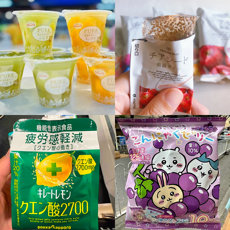 日本进口吸吸果冻便利店大果冻