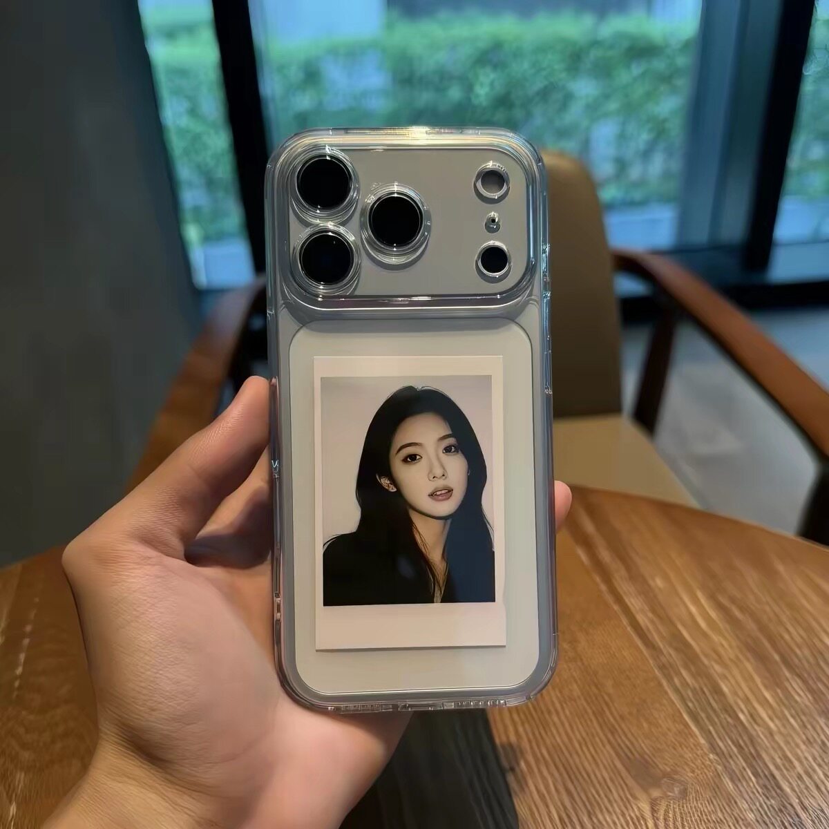 DIY拍立得照片适用苹果17Promax手机壳16可来图定制16pro透明iPhone15pro情侣14防摔13创意12/11潮