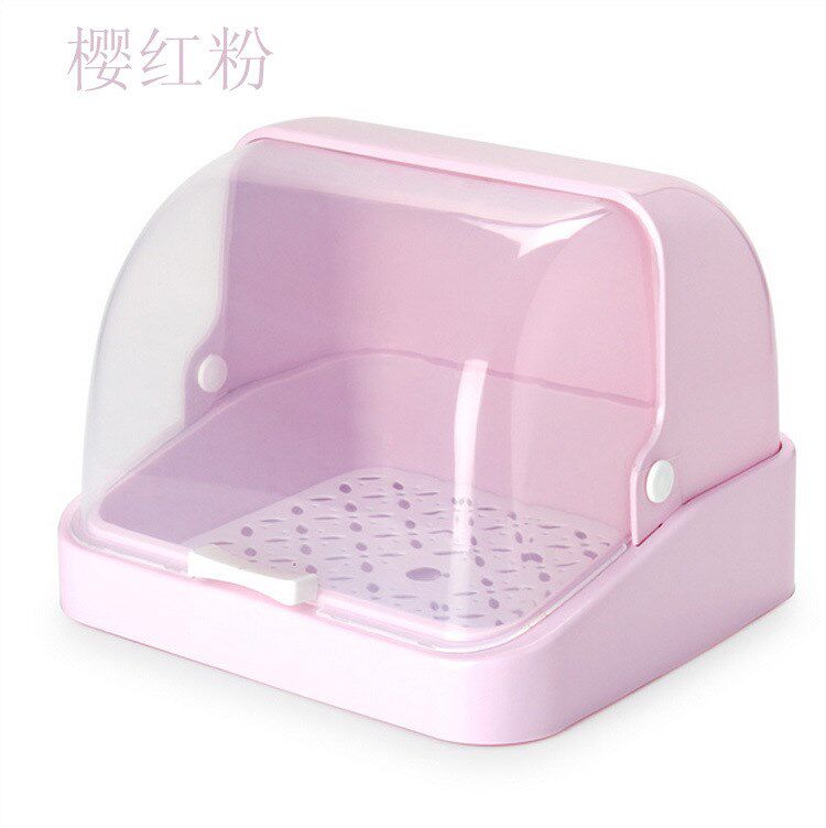 Complementary food tool Storage cabinet Dry rack Storage box baby tableware storage box dustproof Flip Leachate Drying Shelfin the Diapers/Care/Feeding/Push lathe , Feeding bottle/Bottles related , Bottle storage box/Bottle box  category - from Buy2taobao.com to provide professional Taobao agent buy service