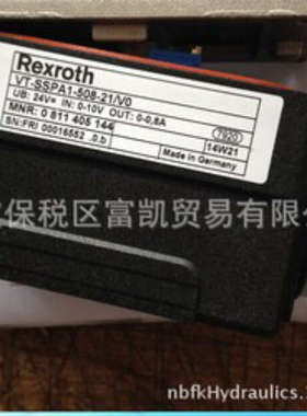 0811405144? VT-SSPA1-508-2X/V0/0力士乐