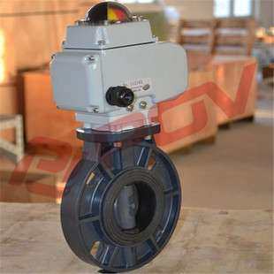 UPVC塑料北泽D97A1X-10S智能电动蝶阀D67A1X-10S智能气动蝶阀FOSD